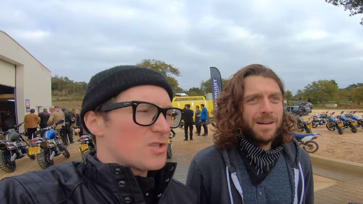 An Arctic Monkey and a Reverend and the Maker ride off-road